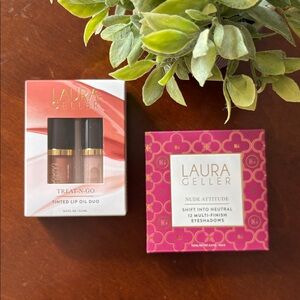 LAURA GELLER - Eyeshadow Palette & Lip Duo Bundle